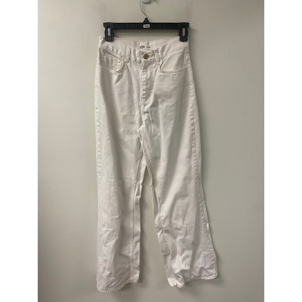 Zara White Flare Jeans